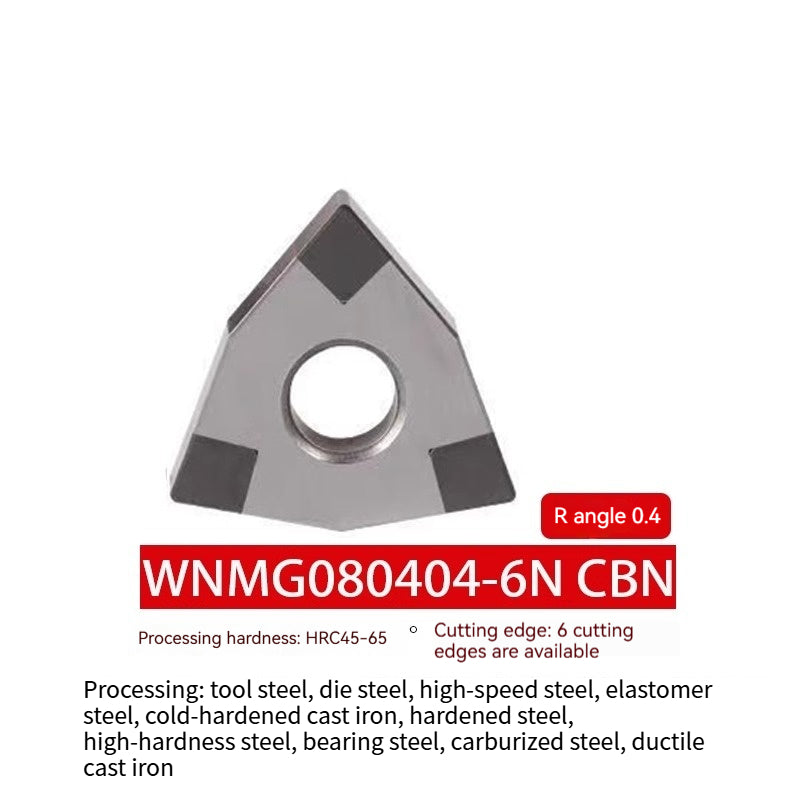 1038-Diamond CBN Cubic Boron Nitride Superhard CNC Inserts TNMG/WNMG Hardened Steel High-Hardness Steel Specialized Inserts Shandong Denso Pricision Tools Co.,Ltd.